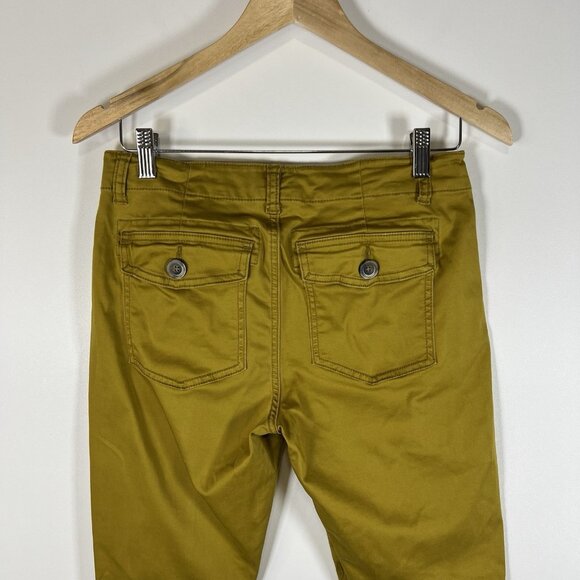 Cabi The Tracker Jogger In Marigold #5504 Pants SZ 2 Women’s Stretch Yellow Gold - Picture 5 of 9